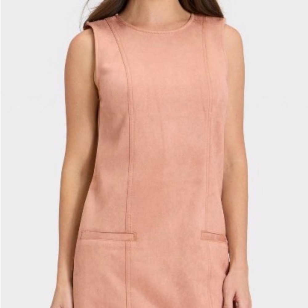 NWT A New Day Elegant Sleeveless Dress! Size 8. Color Light Pink